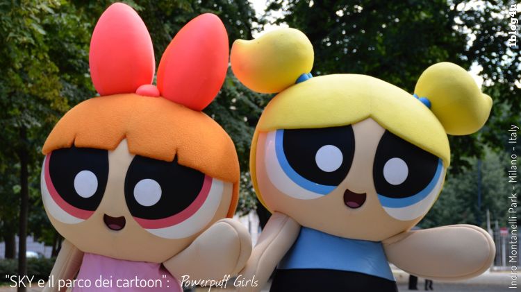 SKY e il parco dei cartoon - Powerpuff Girls - Indro Montanelli Park, Milano