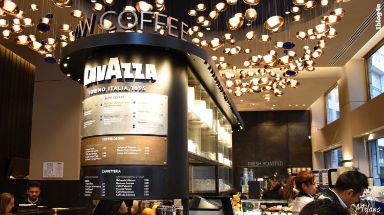 LAVAZZA flagship store in Milan at Piazza San Fedele
